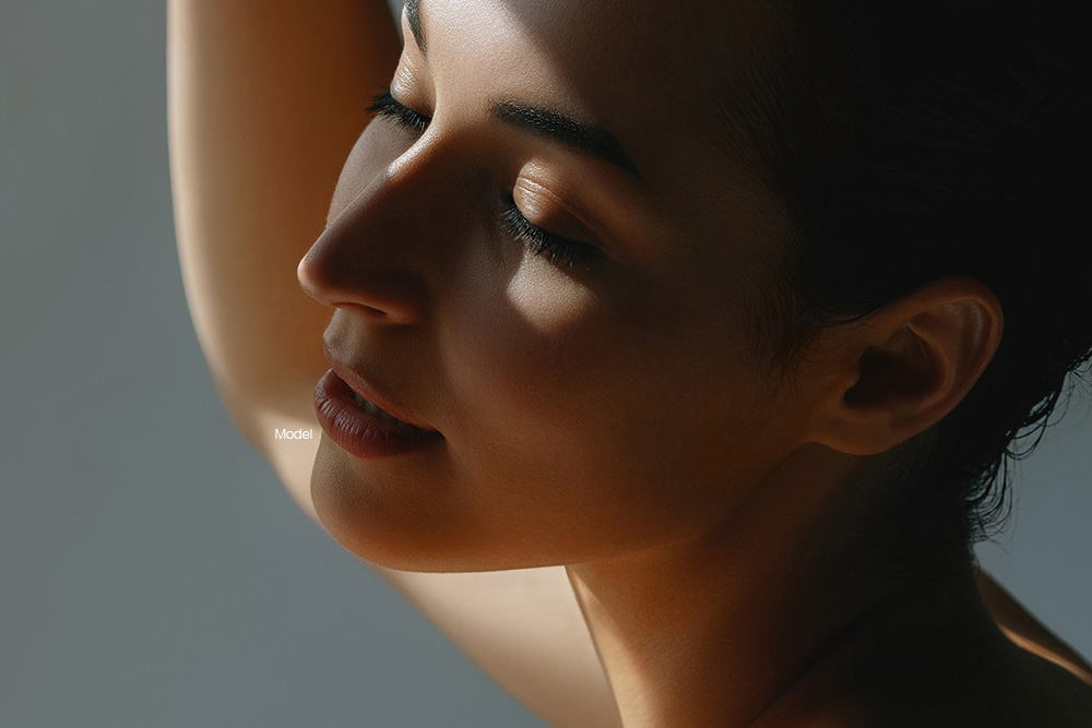 Young woman with nice skin