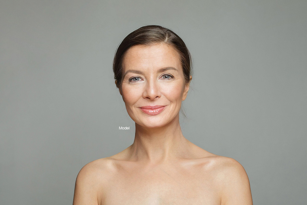 mature woman with nice skin